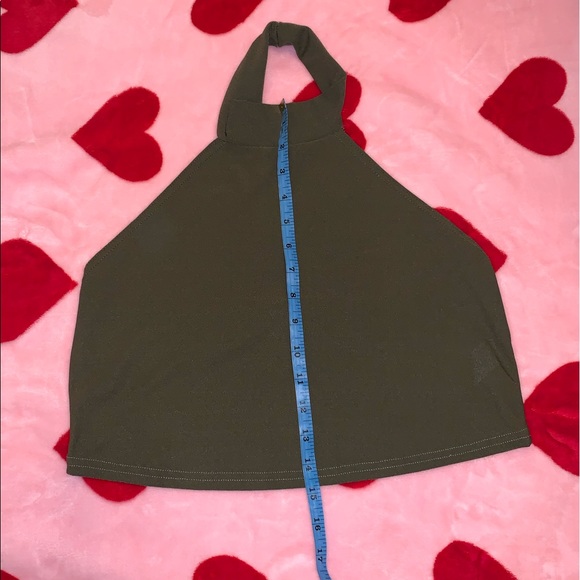 Boohoo High Neck Crop Top - Picture 5 of 11